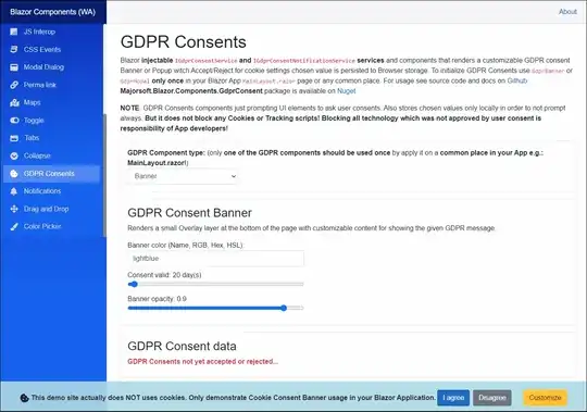 GDPR Consent demo