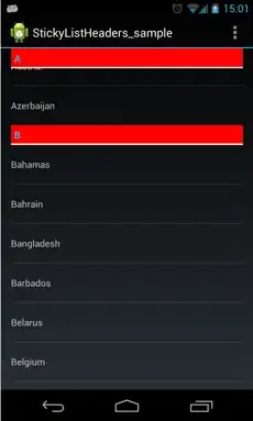 StickyListHeaders