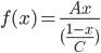 non-linear least-square formula