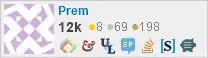 profile for Prem on Stack Exchange, a network of free, community-driven Q&A sites profile for Prem on Stack Exchange, a network of free, community-driven Q&A sites