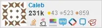 profile for Caleb on Stack Exchange, a network of free, community-driven Q&A sites