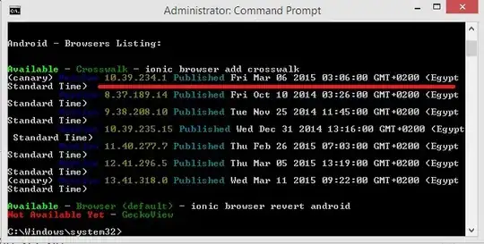 available xwalk versions
