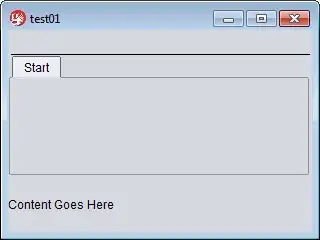 Screenshot of first attempt