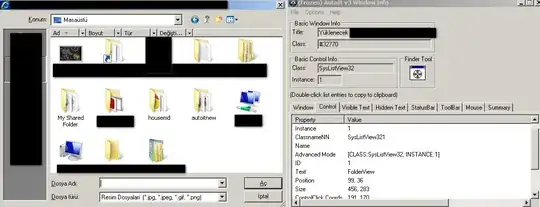 Screenshot of inspection issues