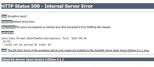 HTTP Status 500 - Internal Error