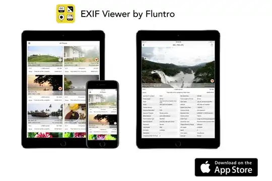 Exif viewer by Fluntro iOS App