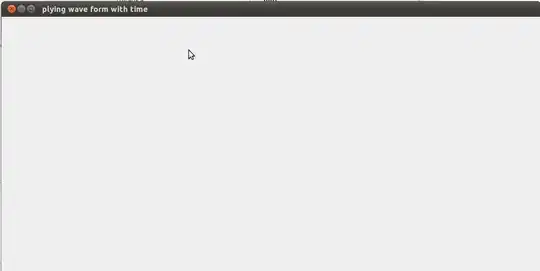 Table filled with data