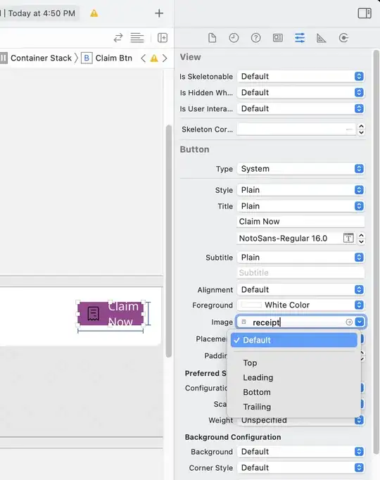 Modify button image placement in editor