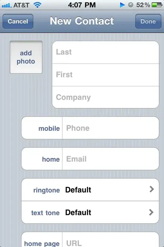 console output of project A, showing port 7071