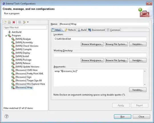 Deselects the top row
