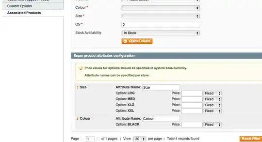 button to show stack trace