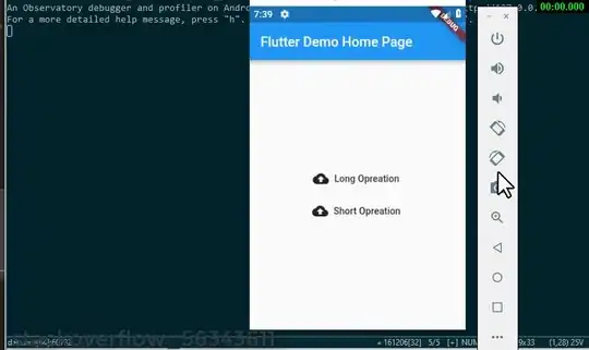 gif of the working sampe app