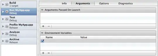 Setting environment variables in Xcode