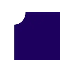 inverted rounded corner