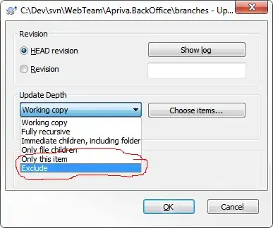 Screenshot showing override params with quotes