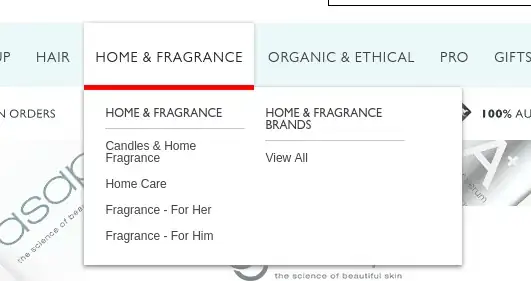 Cursor over the line, it moves into the correct location