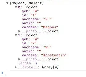 screenshot of IndexedDB in Application tab