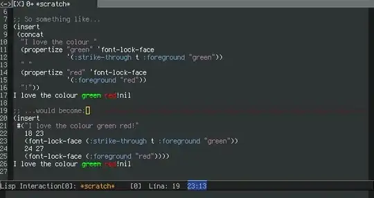 Showing the corresponding propertize function for multiple properties.