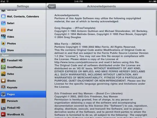 Consider the following head(10) of a dataframe