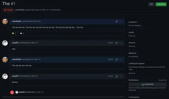Initial screen layout