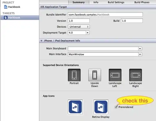 Check "Prerendered to remove shine effect"