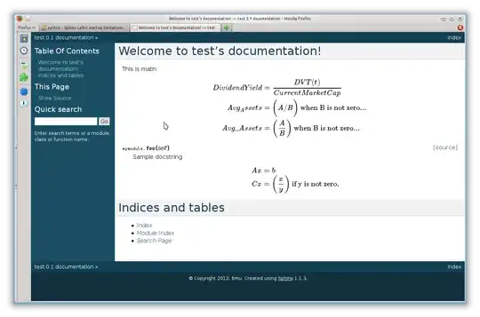 Architecture of the application