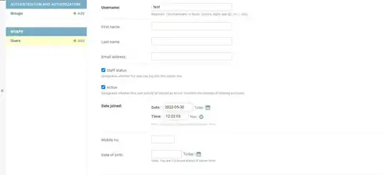 Calendar with circles