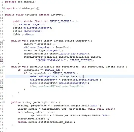 array color gradient