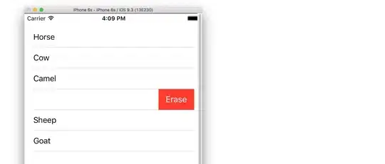 screenshot of written code in playground