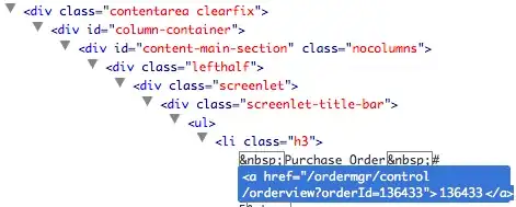 dataframe for month data