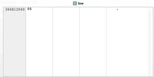 Desired chart BUT using Numpy Array