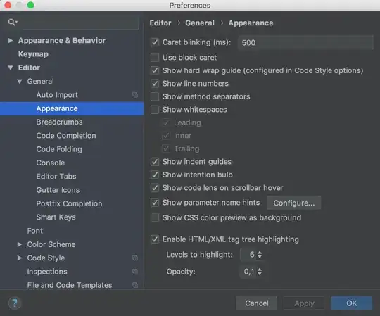 Screenshot of the problem