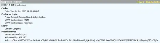 This is what I see on chrome console