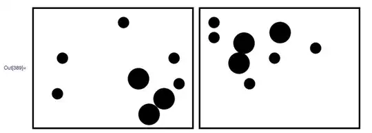 The same layout on a small square watch screen - the time text breaks over multiple lines, but it still looks consistent