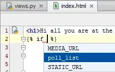Example screenshot of line