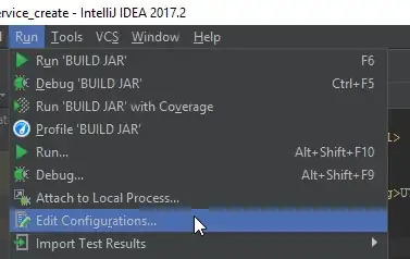 Create a new run/debug configuration:
