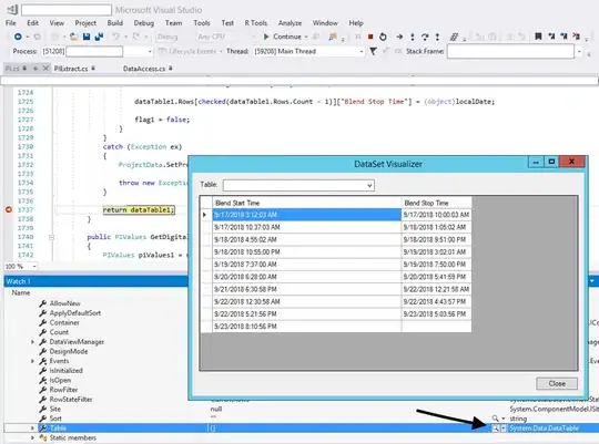 Menu bar at the top of the project