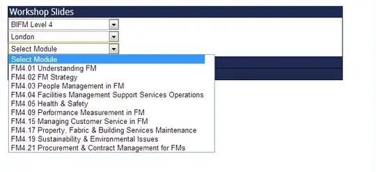 Sample with selected lines