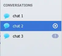 Oscillator acting as an envelope to a signal