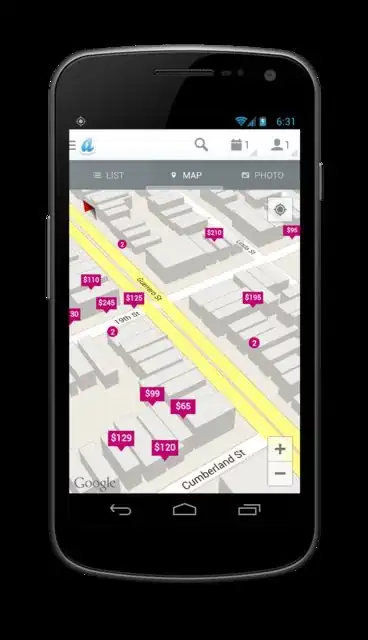 string as icon marker