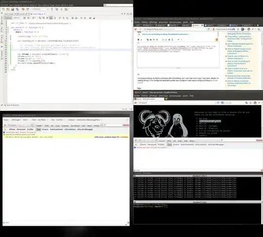 Click for larger image. screenshot of my environment