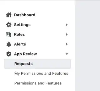 facebook developers interface