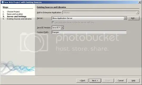 Server & Settings dialog