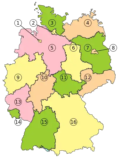 Germany map own numbers.svg