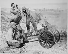 Ein Typ 92, eingesetzt durch amerikanische Marineinfanteristen während der Schlacht um Saipan.