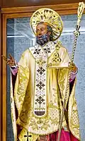 Figur des Heiligen in der Basilika