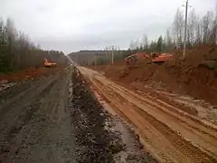 Vollsanierung der Wjatka bei Muraschi (Oktober 2011)