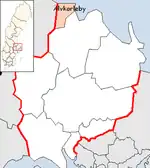 Lage der Gemeinde Älvkarleby