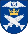 Zwei gekreuzte Fische (Ängelholm, SE)