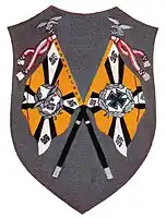 Ärmelschild für die Luftwaffe (hier: „Fliegende Einheiten“)